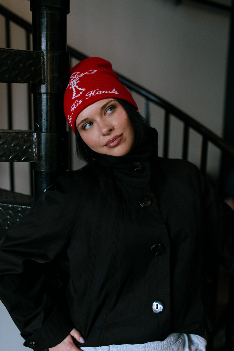 ZOE CONF 26 | Red Beanie, product photo