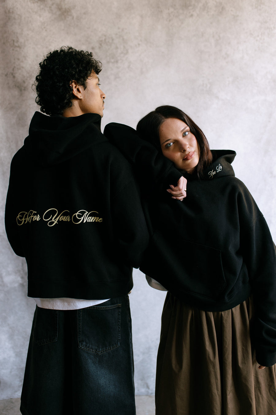 ZOE CONF 26 | Here For Your Name Black Hoodie, product photo